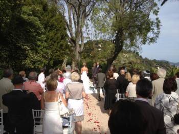 Mariage ceremonie laique à bormes les Mimosas